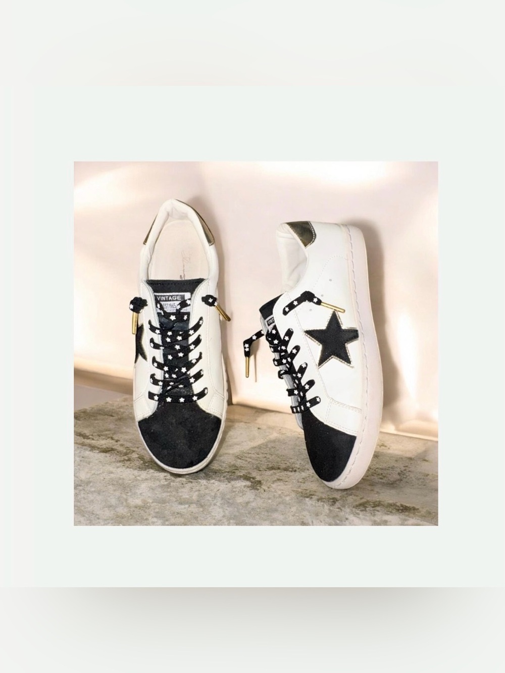 VINTAGE HAVANA BIANCA STAR SNEAKERS WOMEN’s size 8.5